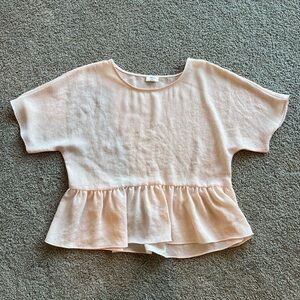 Aritzia sheer t-shirt